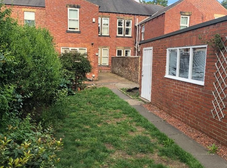 Rear garden before groundwork